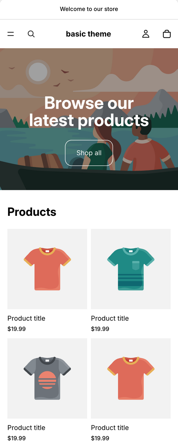 Every other theme storefront