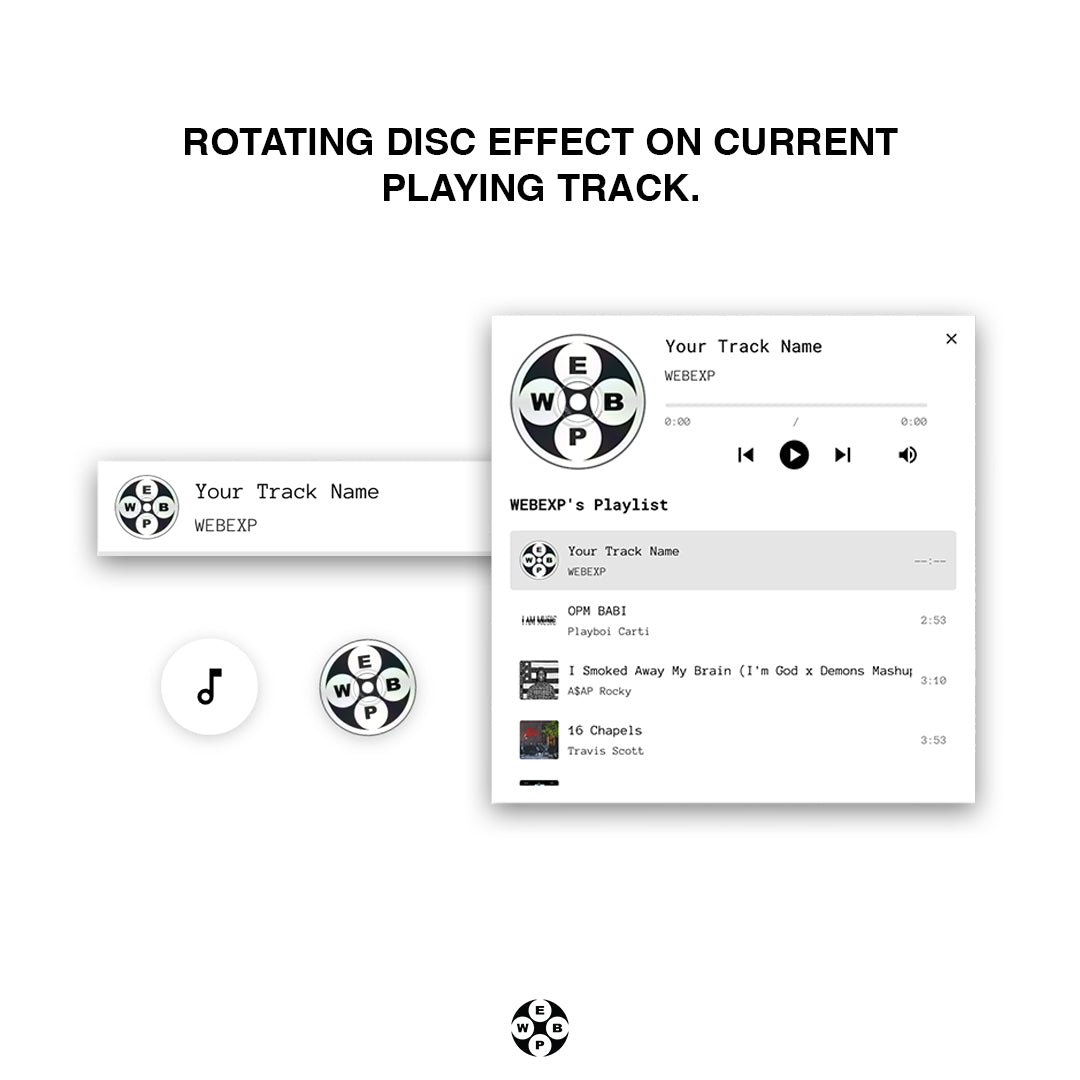 Playlist Music Player Shopify Section