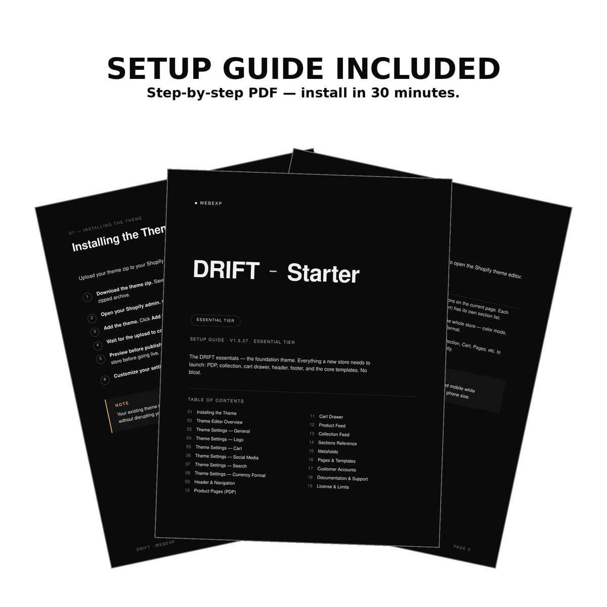 DRIFT — Starter Shopify Theme