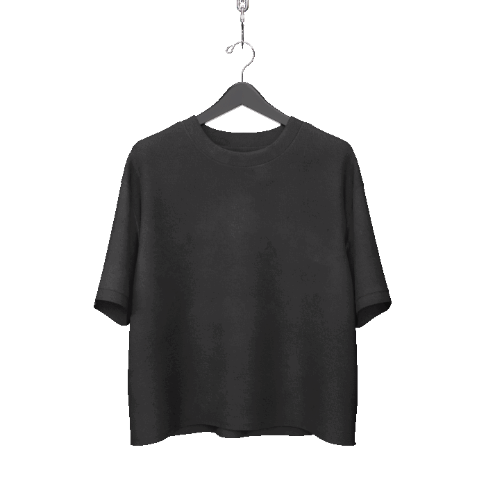 3D Oversized Hanging Tee Mockup Template