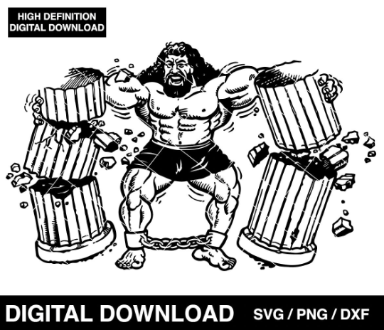 Gods Gym SVG PNG vector clip art