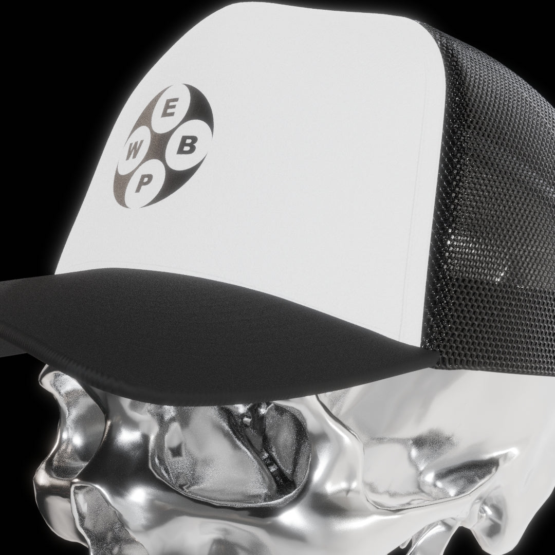 3D Trucker Hat Mockup Template