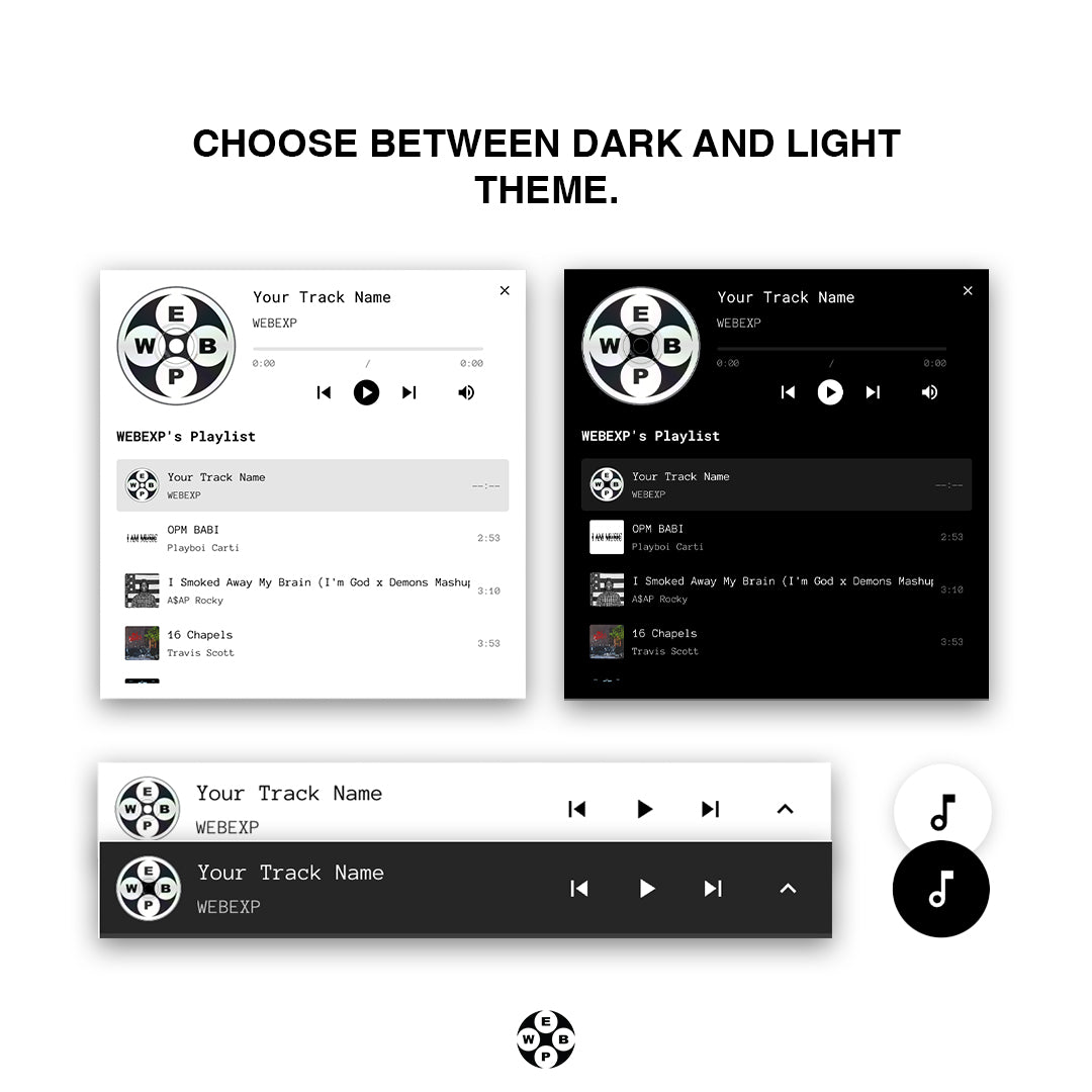 Playlist Music Player Shopify Section