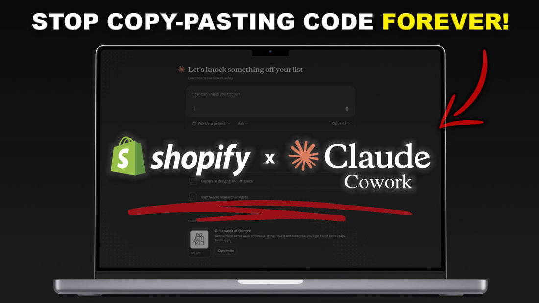 How to Connect Claude Cowork to Your Shopify Store (No More Copy-Pasting Code)