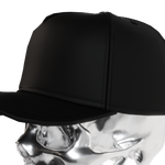 3D 5-Panel Curved Brim Hat Mockup Template