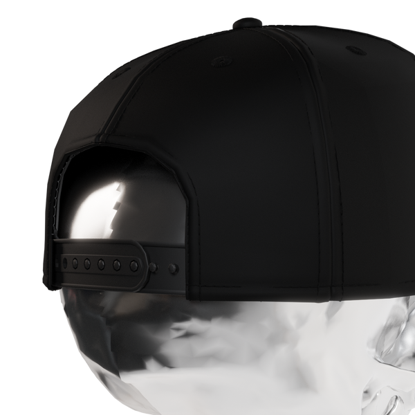 3D 5-Panel Curved Brim Hat Mockup Template