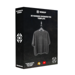 3D Oversized Hanging Tee Mockup Template