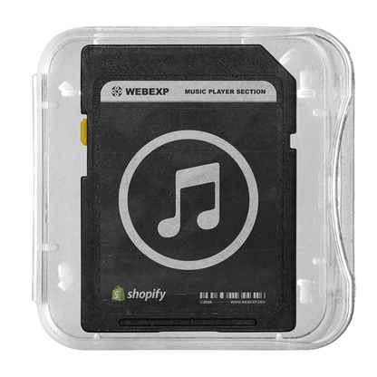 Playlist Music Player Shopify Section