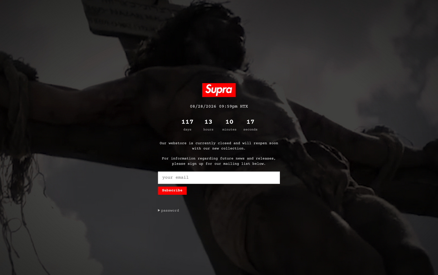 Countdown Password Page