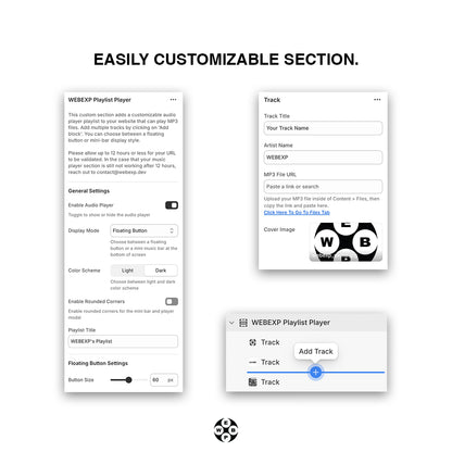 Playlist Music Player Shopify Section