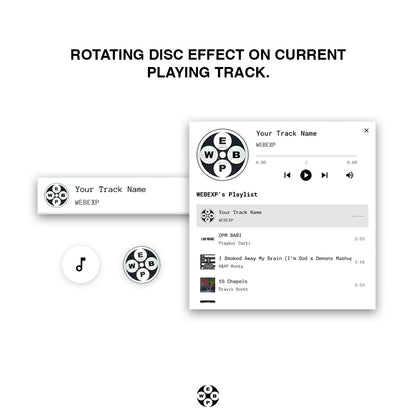 Playlist Music Player Shopify Section
