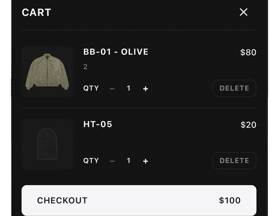 Glassmorphic Cart + Free Shipping Bar