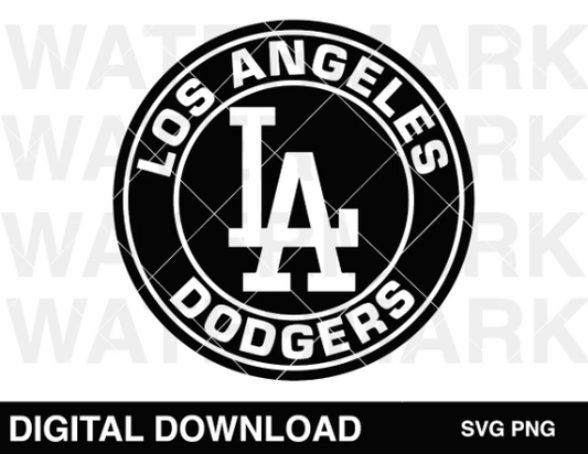 Los Angeles LA Logo Svg Png - Instant Download Files