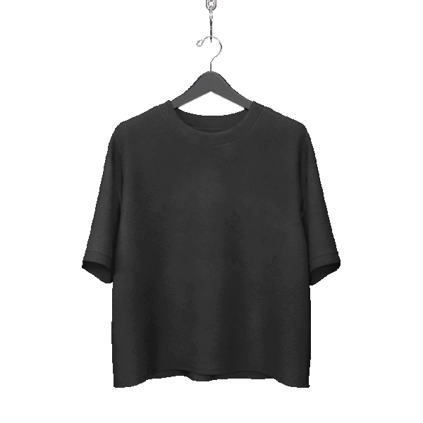 3D Oversized Hanging Tee Mockup Template