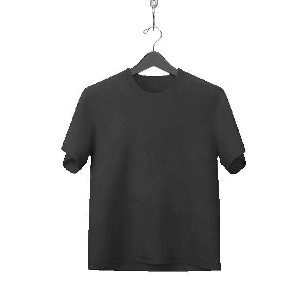 3D Standard Hanging Tee Mockup Template
