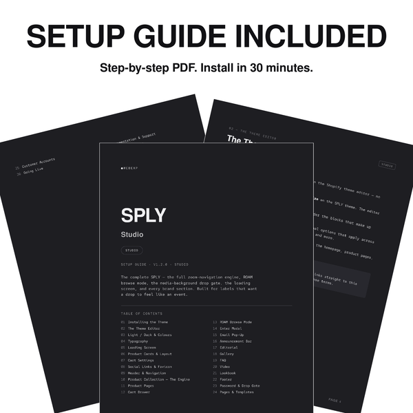 SPLY — Studio Shopify Theme